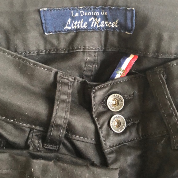 LITTLE MARCEL ANKLE BLACK PANTS. - Picture 6 of 6